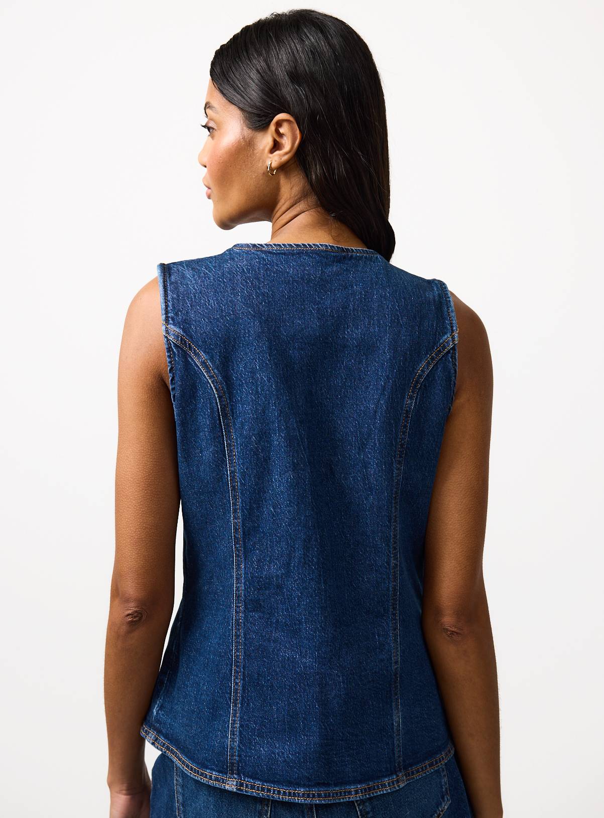 Dark Denim Co-ord Waistcoat 12 - Image 4